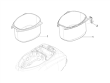 Schutzhelmgehäuse - Untersitz