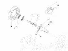 Hinterbremse - Bremsbackensatzen