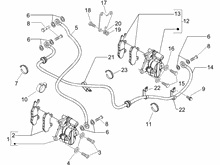 Bremschlauchen - Bremszangen