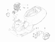 Spannungsreglerern - Elektronisches Steuergerern - Zündspule
