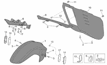 Rear headlight - Top box
