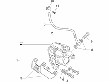 Bremschlauchen - Bremszangen