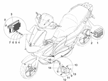 Spannungsreglerern - Elektronisches Steuergerern - Zündspule