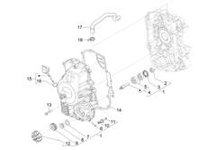 Schwungraddeckel - Ölfilter