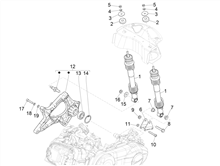 Hintere Radaufhängung - Stoßdämpfer