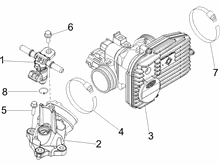 Drosselkörper - Einspritzdüse – Ansaugstutzen
