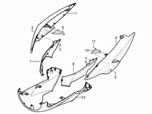 Seitenabdeckung - Spoiler