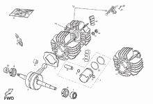 Zylinderkopf - Zylinder - Kolben