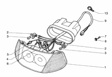 Bowdenzüge Hintere bremse-km-zähler-starter