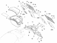 Hinterabdeckung - Kotflügellappen