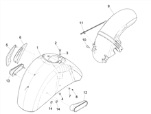 Radgehäuse - Radkotflügel