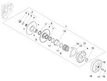Getriebene riemenscheeiben
