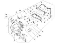 Vorderes Handschuhfach  - Schild-Rückseite
