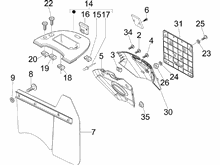 Hinterabdeckung - Kotflügellappen