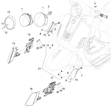 Vorderleuchten - Blinkleuchten