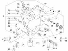 Schwungraddeckel - Ölfilter