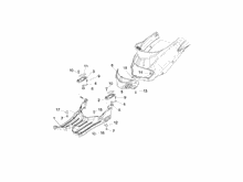 Mittlere Verklaidung - Fußraster