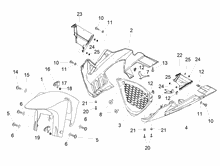 Vorderes Schutzblech-Stütze