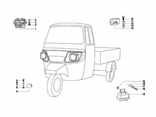 Spannungsreglerern - Elektronisches Steuergerern - Zündspule