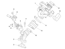 Drosselkörper - Einspritzdüse – Ansaugstutzen