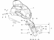 Hinterabdeckung - Kotflügellappen