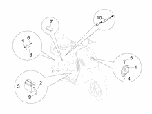 Fernschalteren - Batterie - Hupe