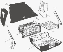 Schließvorrichtung kotflügel
