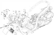 Spannungsreglerern - Elektronisches Steuergerern - Zündspule