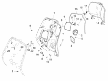 Vorderes Handschuhfach  - Schild-Rückseite