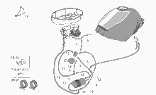 Hinterrad trommelbremse
