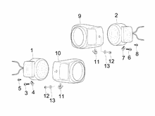 Vorderleuchten - Blinkleuchten