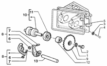 Einheit Zylinder-Kolben-Kolbenbolzen