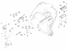 Fernschalteren - Batterie - Hupe