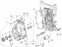 Schwungraddeckel - Ölfilter