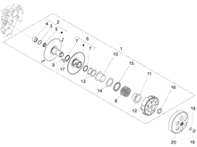 Getriebene riemenscheeiben