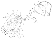 Vorderes Handschuhfach  - Schild-Rückseite