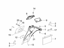 Hinterabdeckung - Kotflügellappen