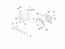 Hinterabdeckung - Kotflügellappen