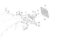 Hinterabdeckung - Kotflügellappen