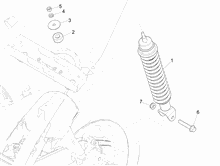 Hintere Radaufhängung - Stoßdämpfer