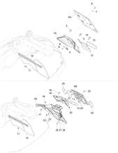 Hinterabdeckung - Kotflügellappen