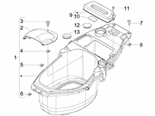 Schutzhelmgehäuse - Untersitz
