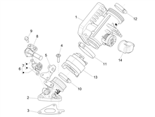 Drosselkörper - Einspritzdüse – Ansaugstutzen