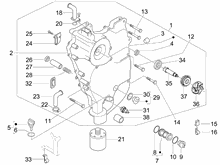 Schwungraddeckel - Ölfilter