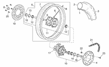 Hinterrad trommelbremse