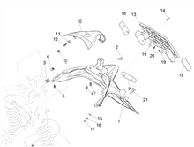 Hinterabdeckung - Kotflügellappen