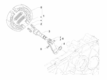 Hinterbremse - Bremsbackensatzen