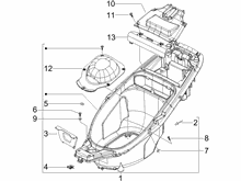 Schutzhelmgehäuse - Untersitz