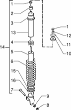 Stossdämpfer vorderer