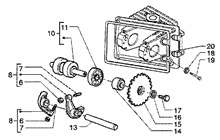 Einheit Zylinder-Kolben-Kolbenbolzen